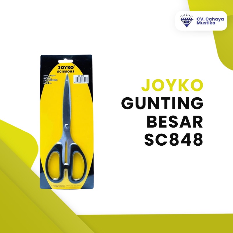 

Alat Tulis Sekolah/Alat Tulis Anak/ATK Kuliah/ATK Sekolah Gunting Joyko Besar SC848 Malang - ATK