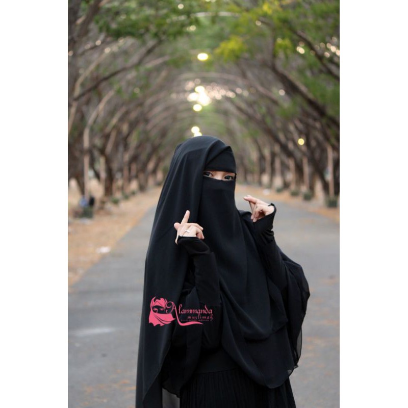 Niqab Yaman Long Butterfly