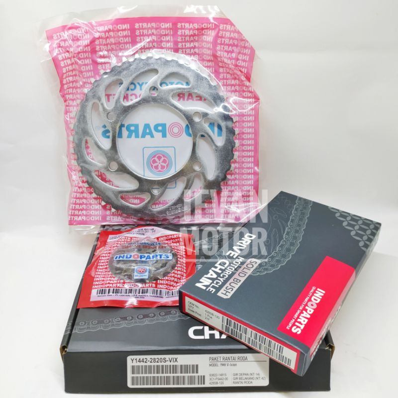 [JEVAN MOTOR] Indoparts Gear Set Vixion / Gear Set Yamaha Vixion / Y1442-2820S-VIX