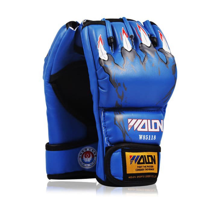 WOLON Gloves MMA Muay Thai Kick Boxing Body Combat Sarung Tinju