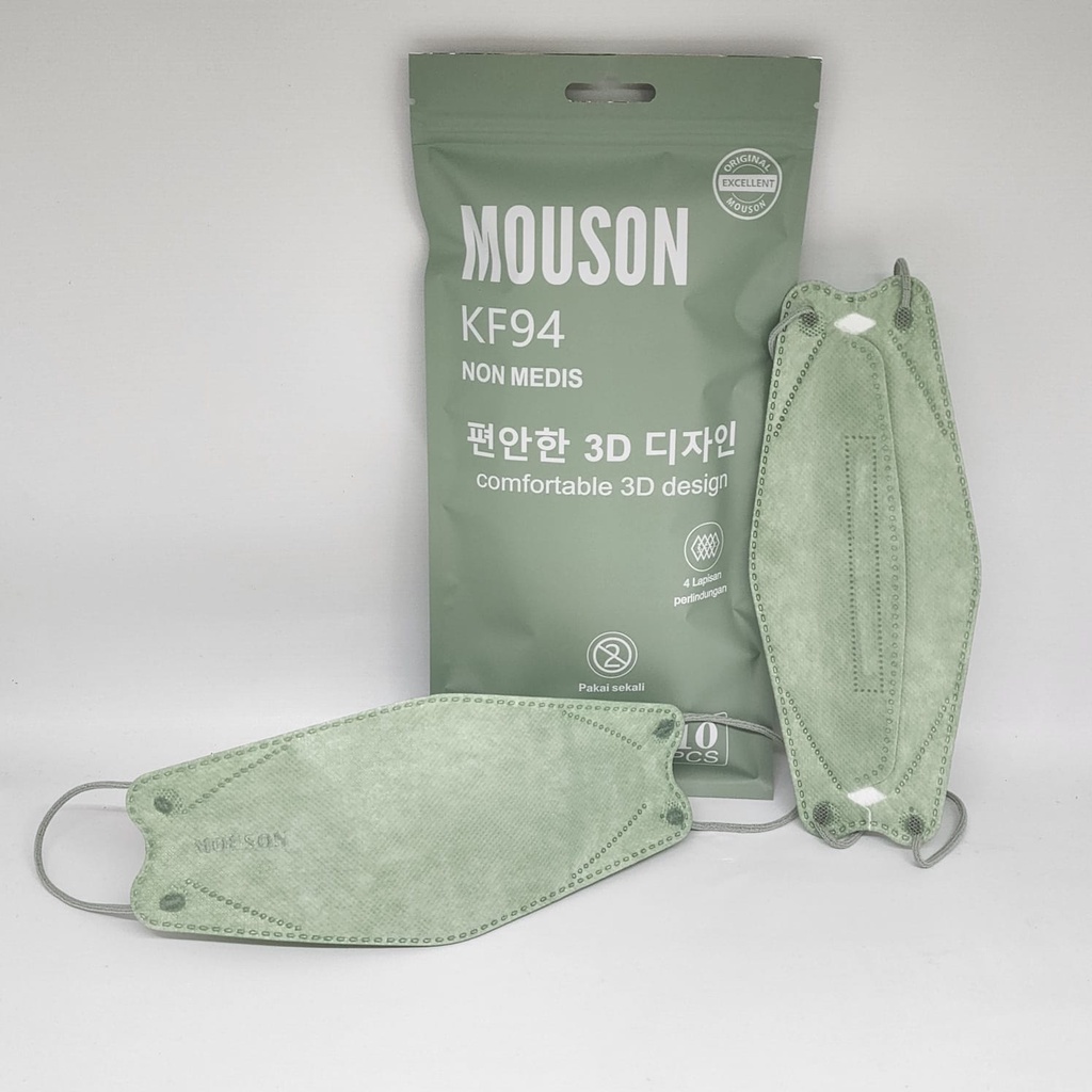 mouson kemenkes masker kf94 4play protective mask masker kf94