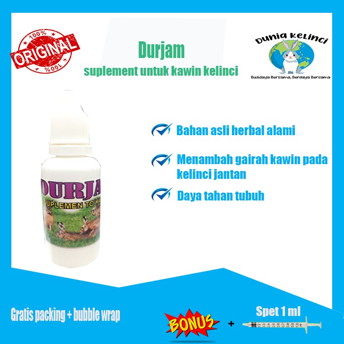 SUPLEMEN PENAMBAH HORMON BIRAHI KELINI JANTAN DURJAM 30 ML