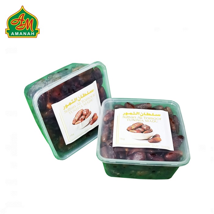 

Kurma Tunisia Madu Non Tangkai 1 Kg / Box Mika