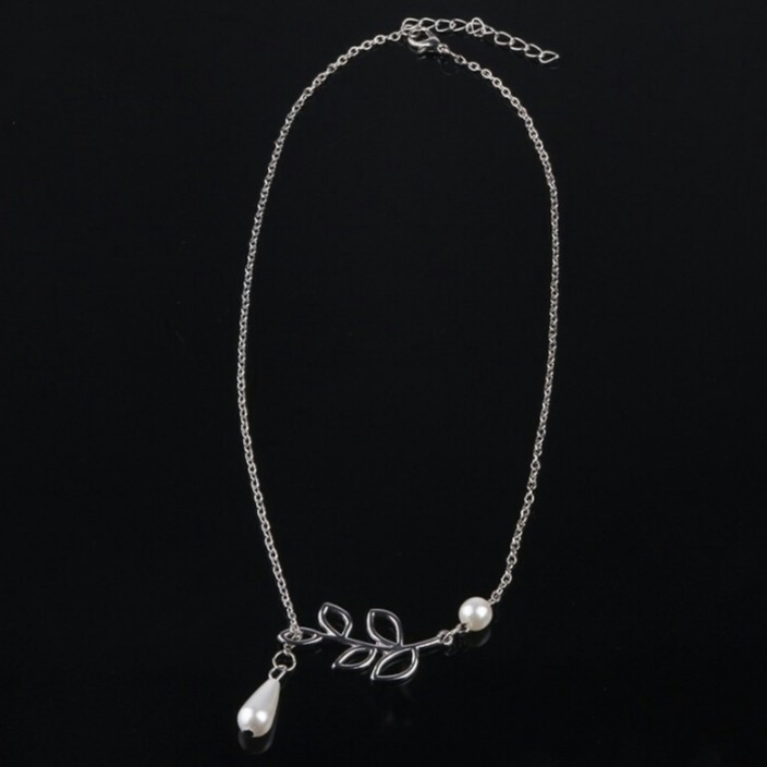 Kalung Korean Style Motif Mutiara SEPUH PERAK 925 (ANTI KARAT)