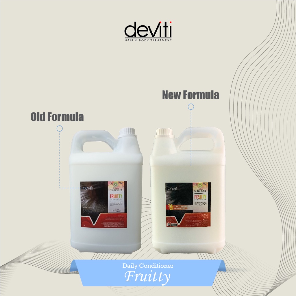 Deviti Hair Conditioner Fruitty Melembutkan Rambut - Jerigen 5L