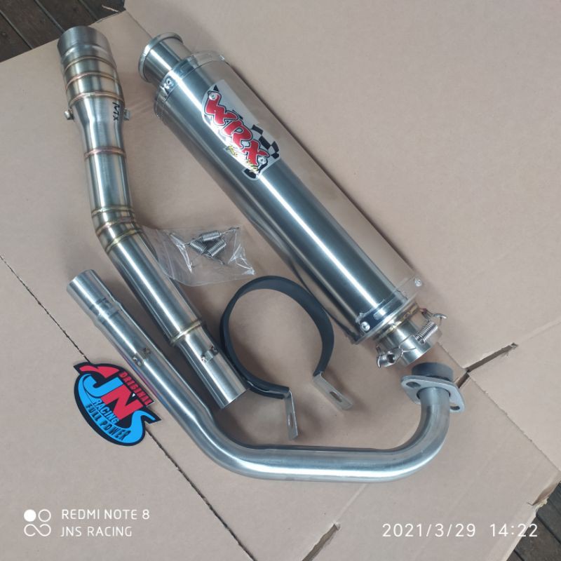 KNALPOT WRX VIXION SATRIA FU CB150R NEW SONIC CBR150R FACLIFT GSX R150 MX KING R15 SUPRA GTR