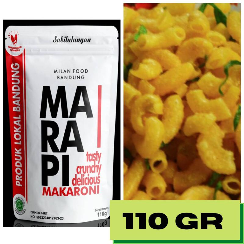 

milan food bandung-makaroni marapi 110gr keju/seblak/balado