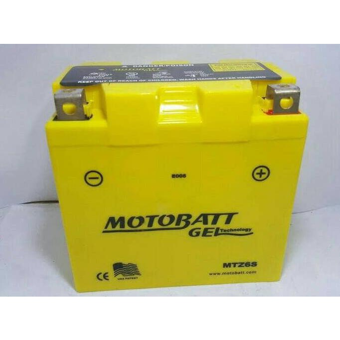 Aki Motor Motobatt Mottobat Motobat Mtz6S Aki Kering / Aki Gel