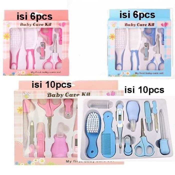 Baby Care Kit Set 6pcs Grooming Kit Infant Kids Nail Hair Baby Care