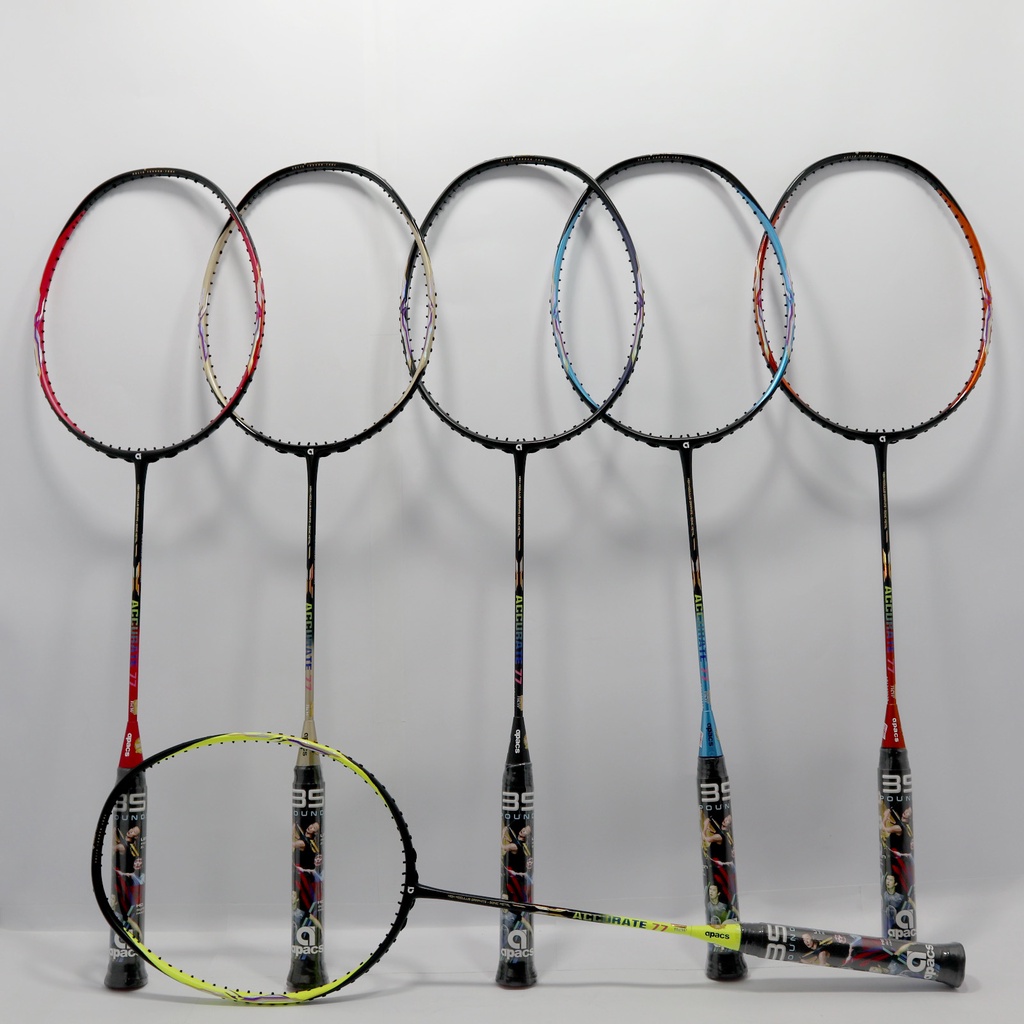 Raket Badminton Original Apacs Accurate 77 Bonus Grip Handuk