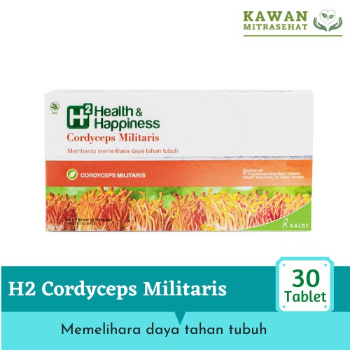 H2 CORDYCEPS MILITARIS 30 kapsul - untuk daya tahan tubuh