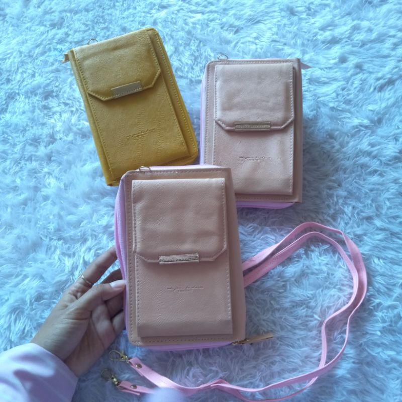 Dompet Wanita Lipat Polos Ada Tali Kode B05