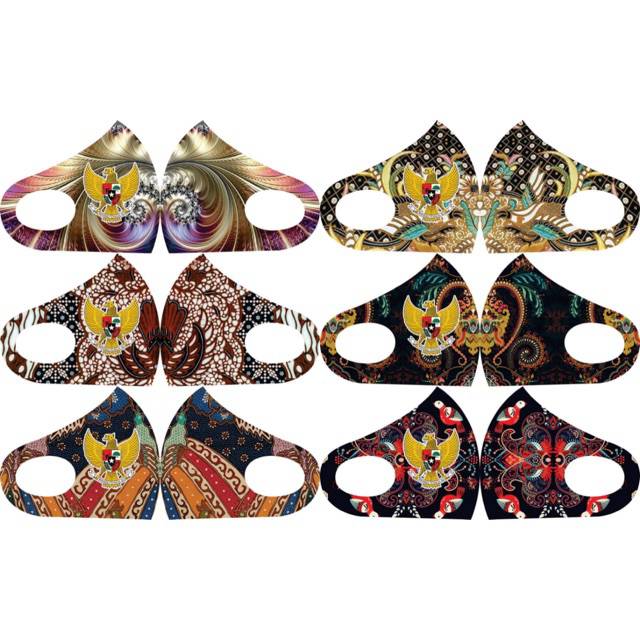 Masker Scuba Motif KEMERDEKAAN