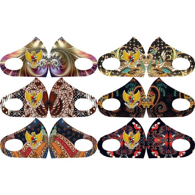 Masker Scuba BATIK INDONESIA