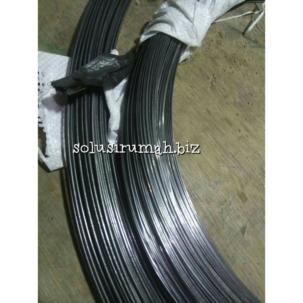 per100g KAWAT TALI BAJA HITAM PEER KAWAT PEGAS PER PER ONS 100g wire pegas 100 gram pilih ukuran