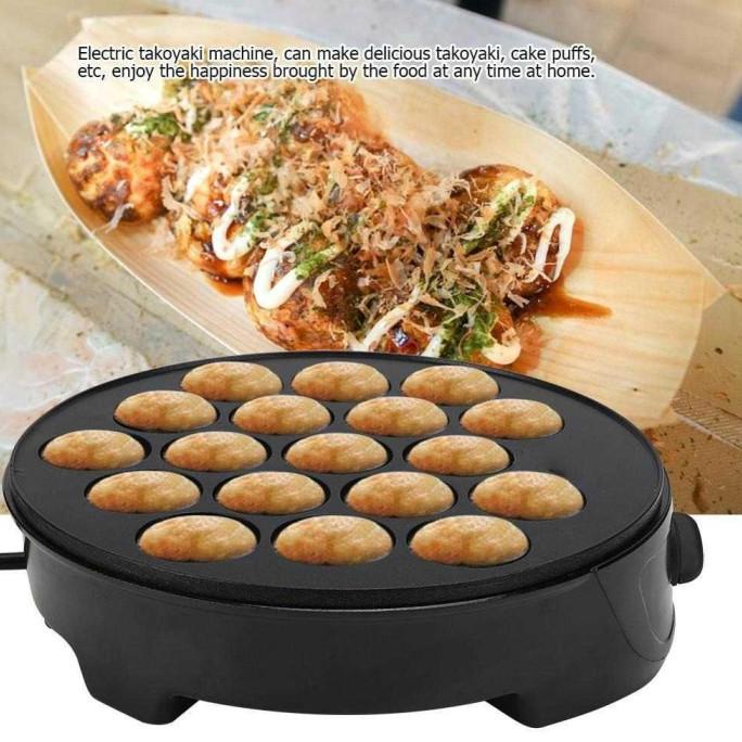 PANCI ELEKTRIK TAKOYAKI ALAT PEMBUAT TAKOYAKI ELEKTRIK MAKER 18 LUBANG RG6541654E