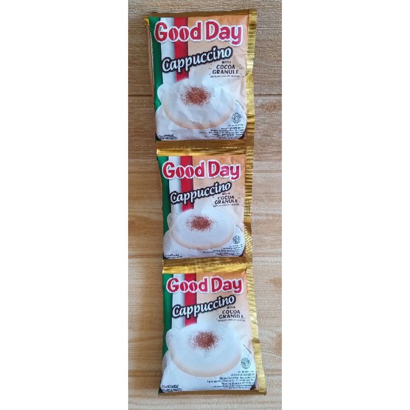 ✔MURAH Good Day Cappucino 25gr 1renceng 10sachet