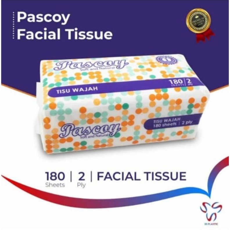 TISSU PASCOY 180 SHEET 2 PLY / 1 KG BISA 6 PCS