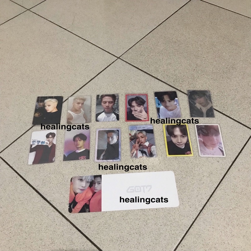 OFFICIAL GOT7 JACKSON JAEBUM BAMBAM PHOTOCARDS