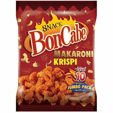 

Boncabe Makaroni 150g Level 10/Makaroni Pedas/Makaroni Goreng/Snack