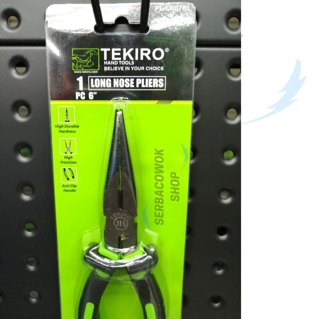 Tekiro Tang Lancip Cucut 6&quot; Inch Long Noise Pliers 6&quot; Inch Termurah Berkualitas