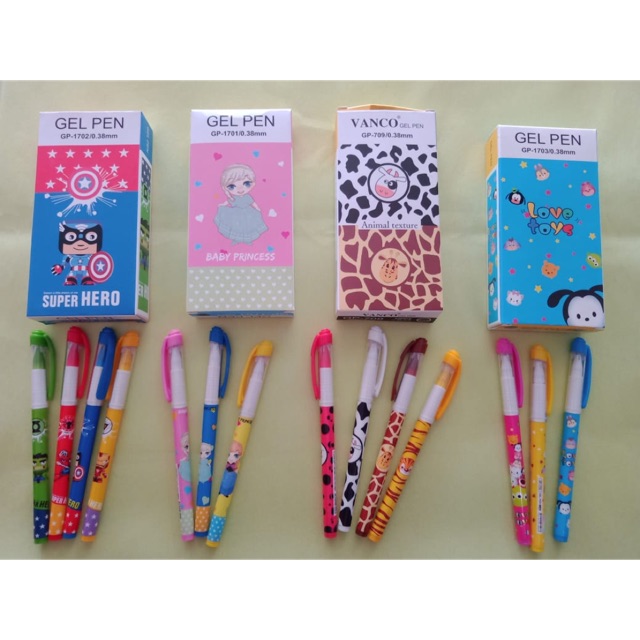 

Bolpen gel vanco lusinan