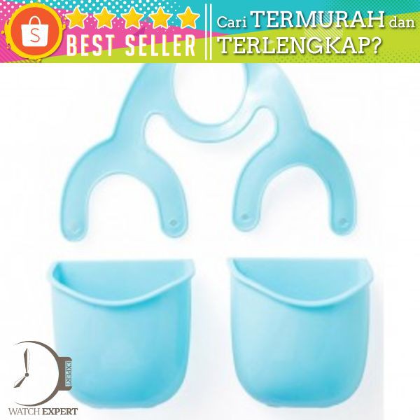 Gantungan Barang Keran Air 2 Slot - Blue