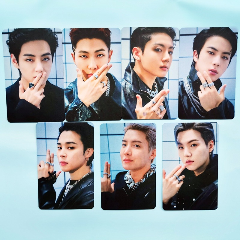 7pcs / Set Kartu Pos Desain BTS Ukuran Kecil