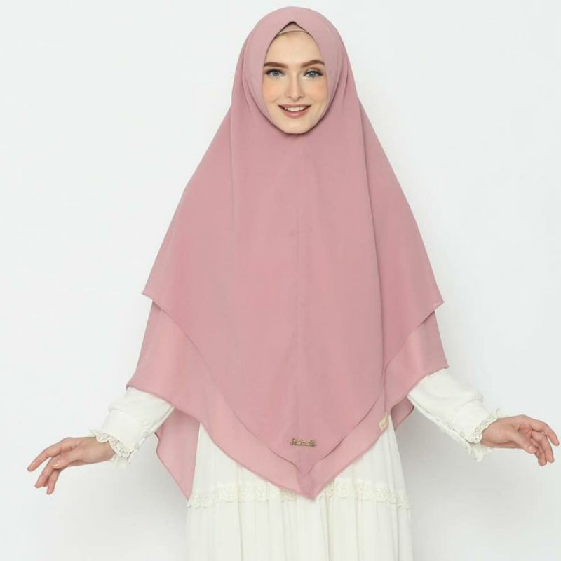 Khimar 2Layer Ceruty Babydoll / Khimar Nashira VALENSHAQUEEN // Valenshaqueen hijab