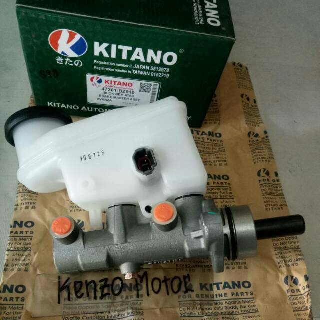MASTER REM ATAS BRAKE MASTER AVANZA XENIA 47201-BZ010 KITANO