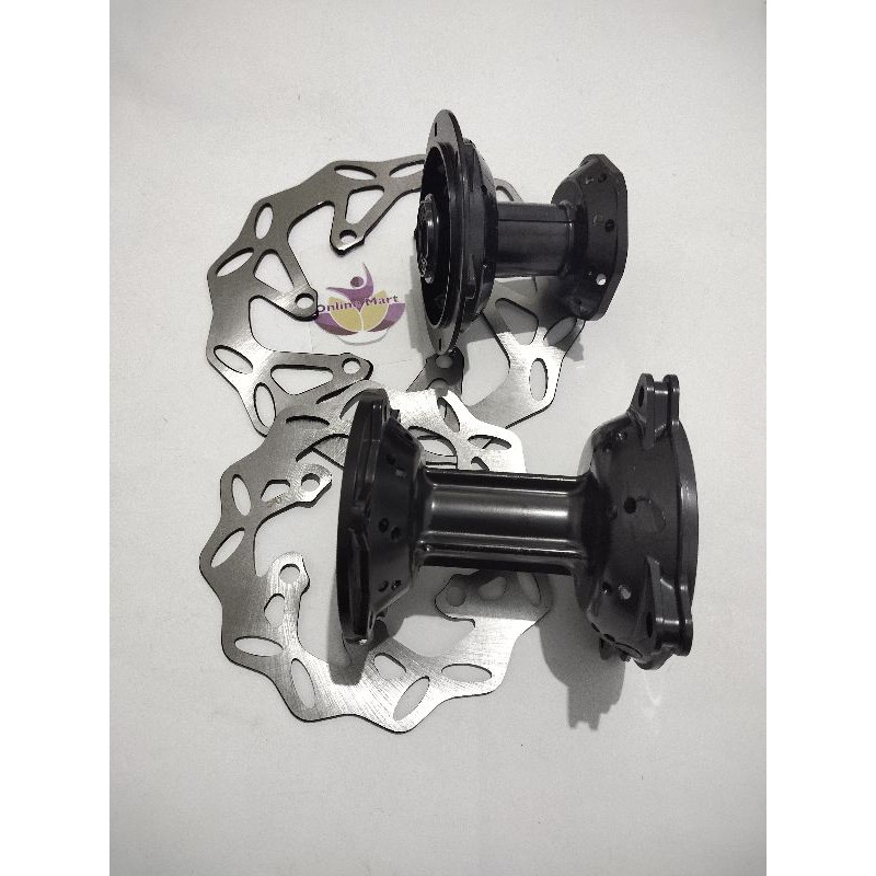 Tromol KLX hole 36 plus piringan depan belakang set klx