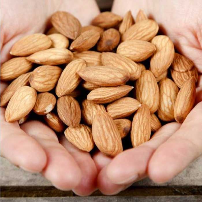 PROMO ALMOND ROASTED 500 GR / Kacang Almond Panggang Kupas Natural Premium Blue Diamond NPX USA
