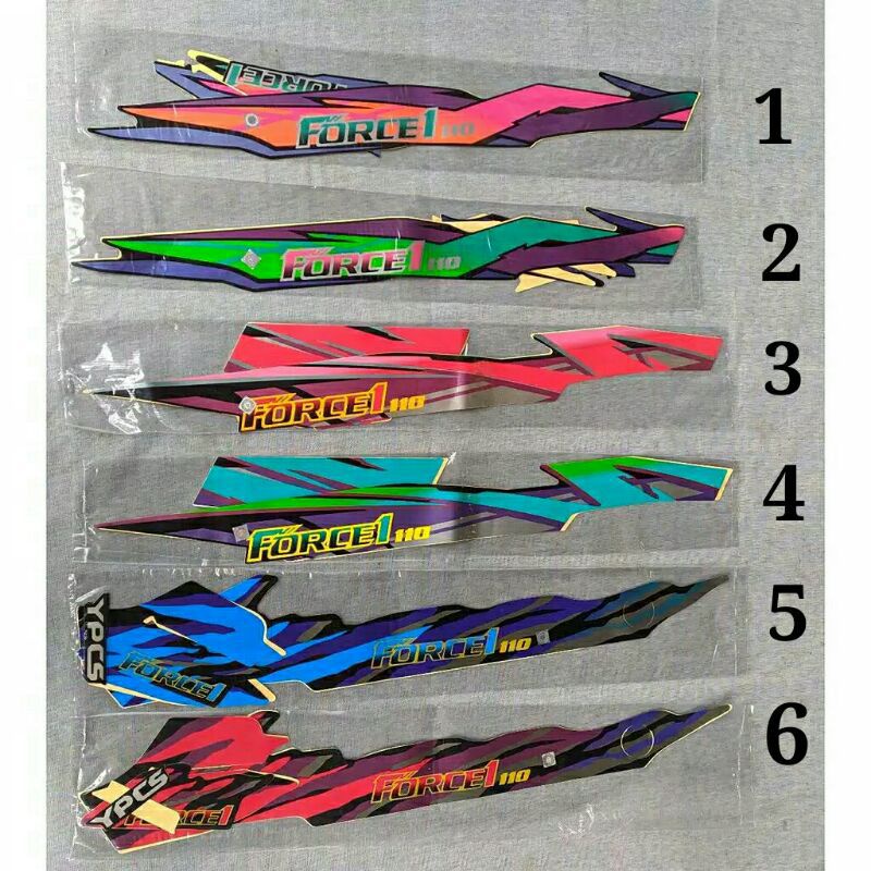 striping yamaha force 1/sticker yamaha force 1/lis bodi yamaha force 1 termurah
