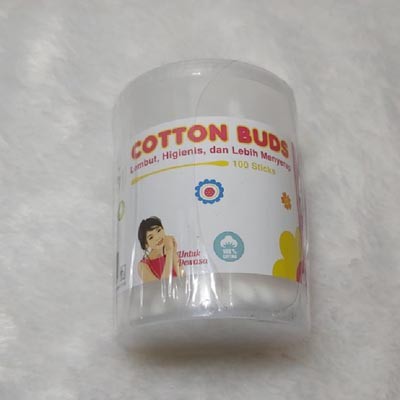 TS Cotton Bud Dewasa| Korek Kuping Kapas Kotak 100Pcs