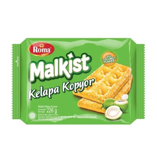 

ROMA MALKIST KELAPA KAPYOR 200GR