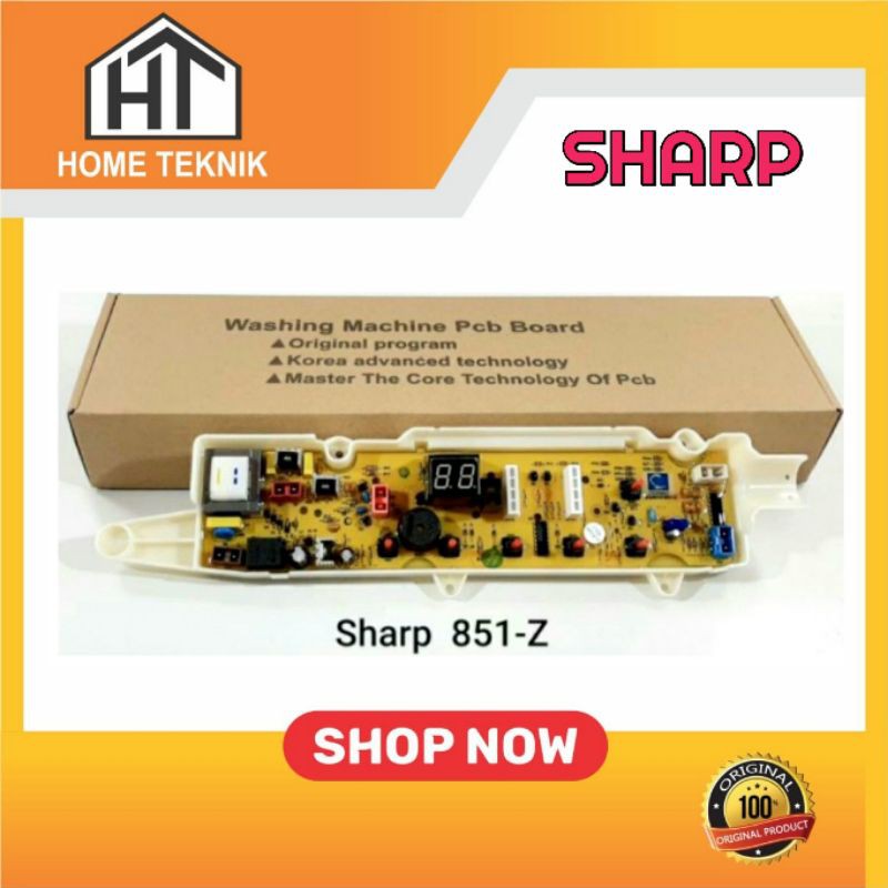 Modul pcb mesin cuci SHARP  ESF 950P-GY ESF950  part XQB55-851Z