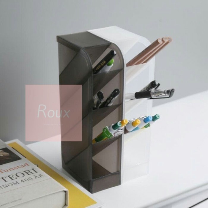 

Hemat Holder Rak Pensil Pen Marker 4 Susun Rak Sendok Garpu Sumpit Bagus