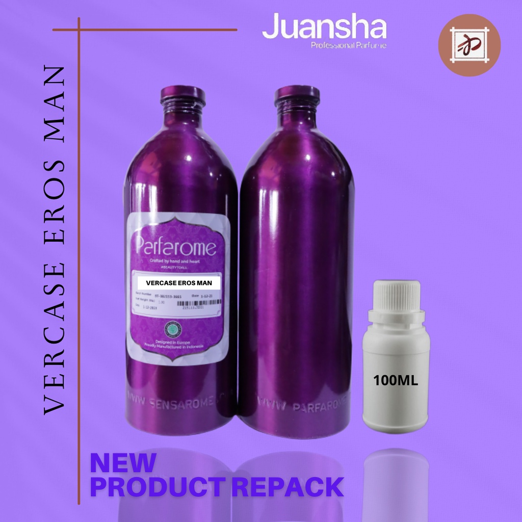 BIBIT PARFUM MURNI VERCASE EROS BY PARFAROME REPACK 100 ML