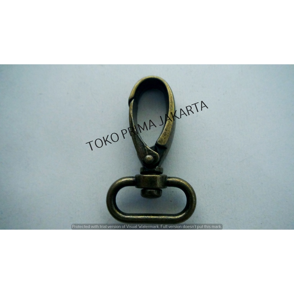 

AKSESORIS CANTELAN GANTUNGAN KOKOT KAITAN METAL BAG HOOK PENGAIT BESI 212-25 MM AG
