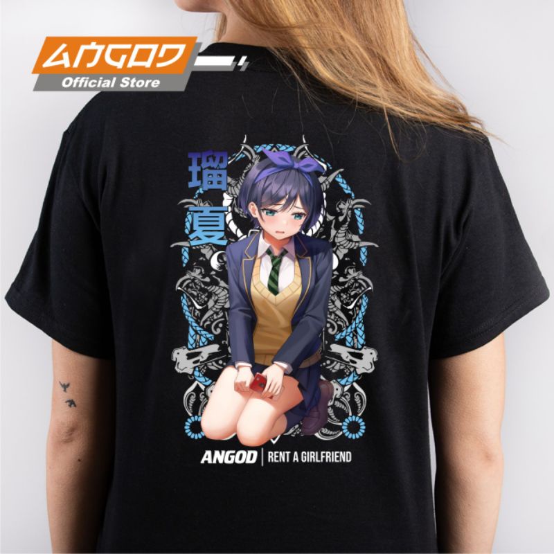 KAOS RUKA KANOJO OKARISHIMASU / RENT A GIRLFRIEND / PACAR SEWAAN / T-SHIRT ANIME WAIFU NARUTO/ ANGOD