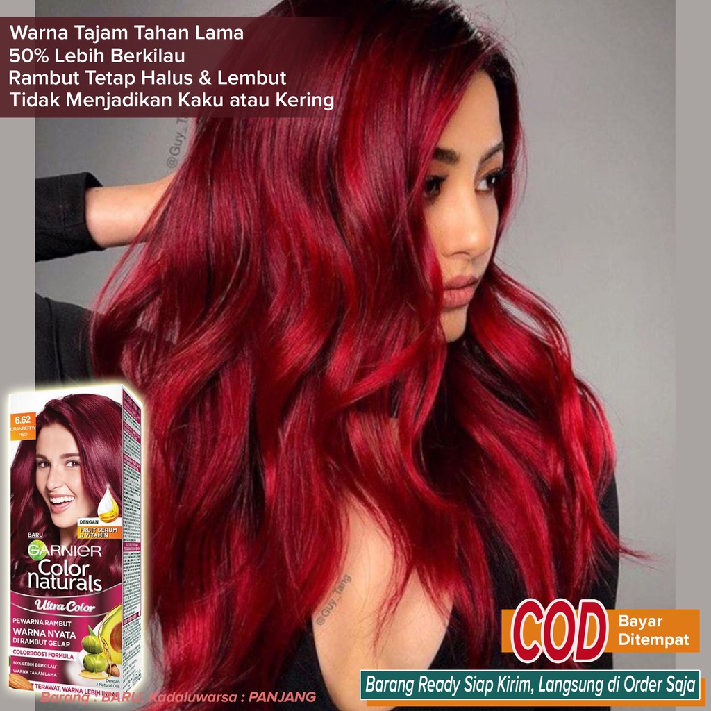 Semir Pewarna Rambut Anti Pudar Luntur Warna Tajam Awet Tahan lama Halus Lembut No kaku ~ Garnier co