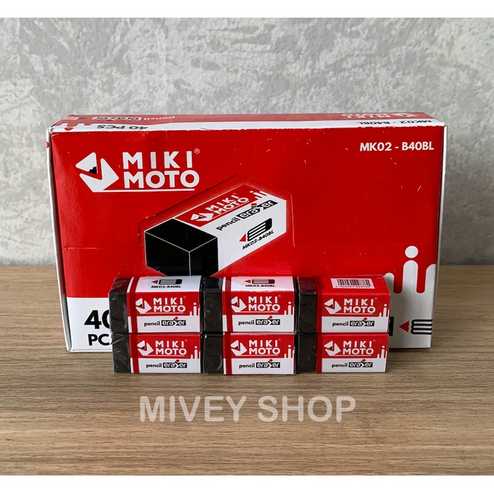 

Jualan Penghapus Pensil Hitam/ Eraser Mikimoto B40-Black Bergaransi