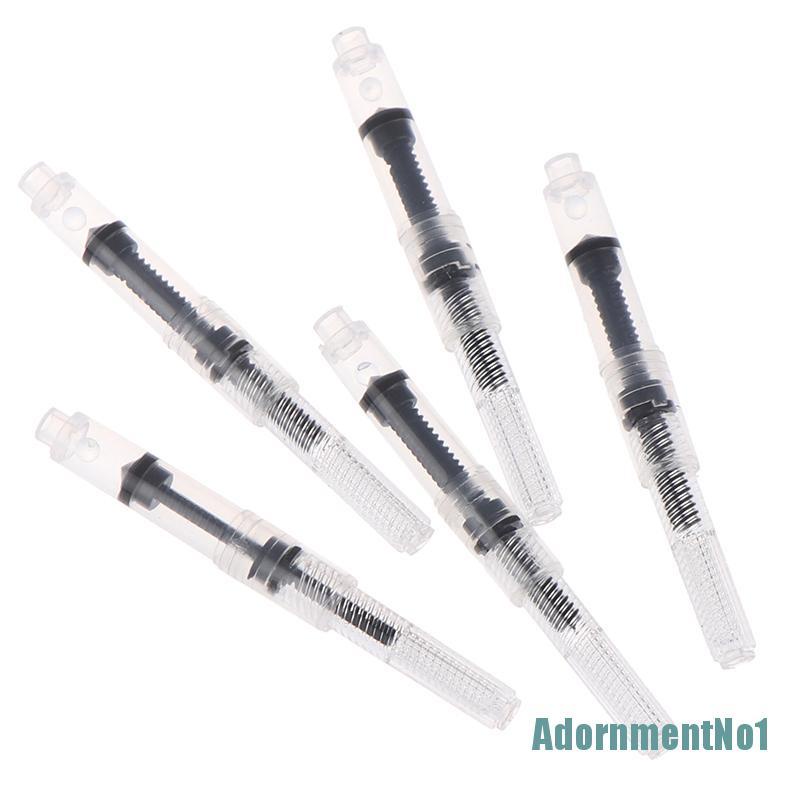 (AdornmentNo1) 5pcs Pena Fountain Tinta Hitam Kaliber 2.6mm