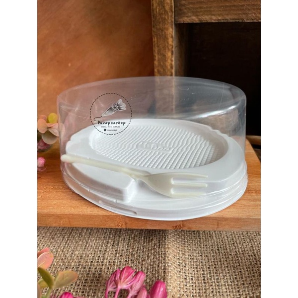 Mika Kue Korea H-000 isi 5pcs / Mika Slice Cake Garpu / Mika Kue Potong