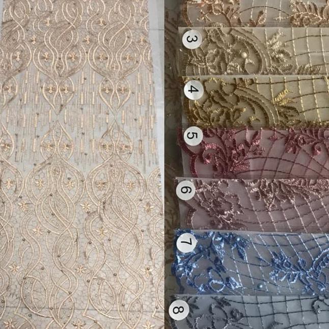 Bahan -Kain Tile Kebaya, Brokat Kebaya, Blouse Tile Kebaya