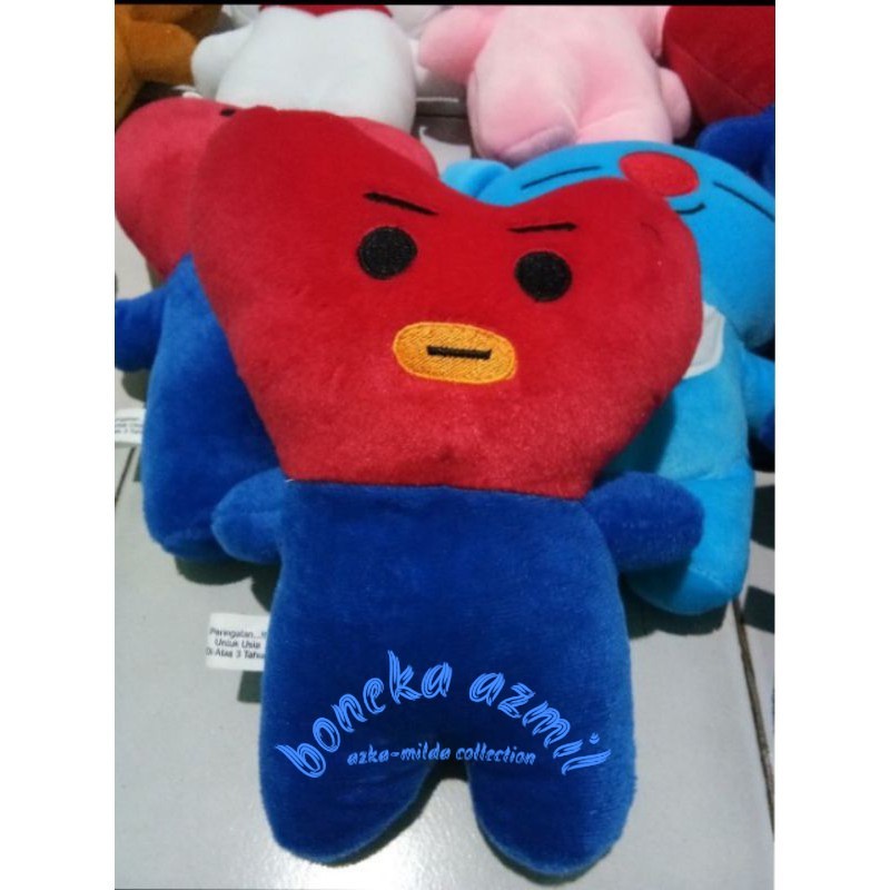 Boneka bts21 size ukuran 25 cm