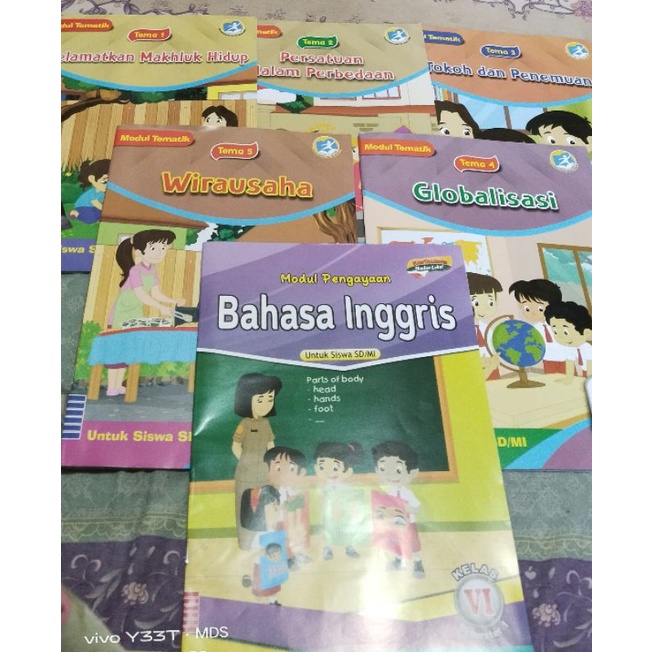 LKS Tema Kelas 6 Semester 1 CV Arya Duta(Tema 1,2,3,4,5) (B. Inggris)