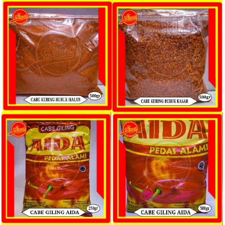 

CABE GILING/BUBUK KASAR/HALUS EXTRA PEDAS/BUMAMI/AIDA COCOK UNTUK BASO ACI & SEBLAK