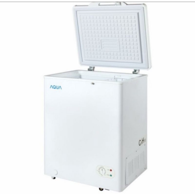 CHEST FREEZER AQUA AQF-100W 100 LITER 100 WATT / FREEZER BOX DAGING FROZEN ES CREAM