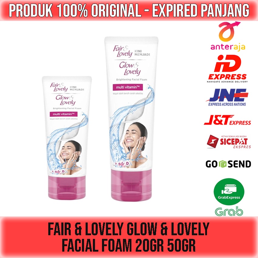 Fair And Lovely Facial Foam Sabun Muka Pembersih Wajah 50g 100g